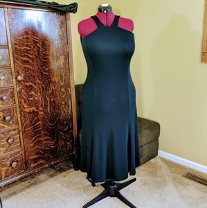 Lauren by Ralph Lauren halter dress black cocktail